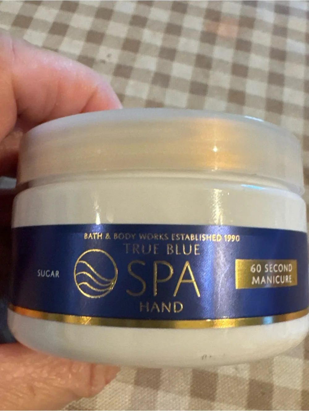 True blue spa hand manicure